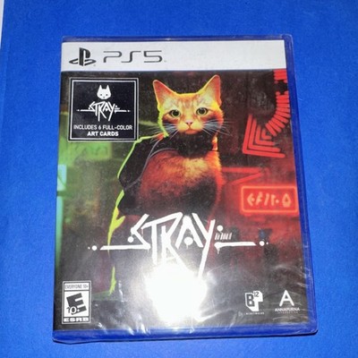 Stray PS5 brand new factory sealed Includes 6 Art Cards