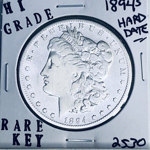 1894 S MORGAN SILVER DOLLAR HI GRADE GENUINE U.S. MINT RARE KEY COIN 2530