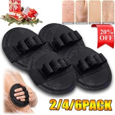 2/4/6PCS Bath Exfoliating Glove Body Scrub Mitt Deep Skin Cleansing Shower Wash