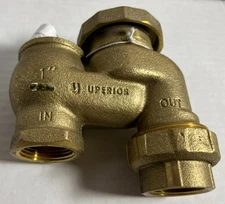 Superior ASV Brass 1" Anti-Siphon Backflow Prevention Valve
