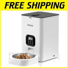 Timed Pet Feeder - Dry Food Dispenser, Voice Recorder