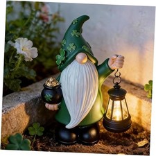 St Patrick's Day Gnome 5.36   Lx3.74   Wx7.6   H Green, White and Black