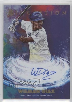 2021 Bowman Inception Primordial Prospects 75/99 Wilman Diaz #PPA-WD Auto fm0