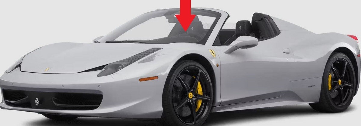 Ferrari 458 2009-2015 Front Door glass