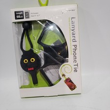 Bone Lanyard PhoneTie Universal Silicone Phone Holder Strap Cat Design 4-6.7 Inc