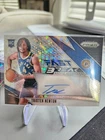 Tristen Newton 2024-25 Panini Prizm Auto Fast Break Rookie Silver Disco Pacers