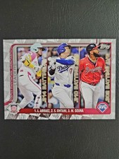 2025 Topps - #347 League Leaders Shohei Ohtani Spring Training Border Parallel