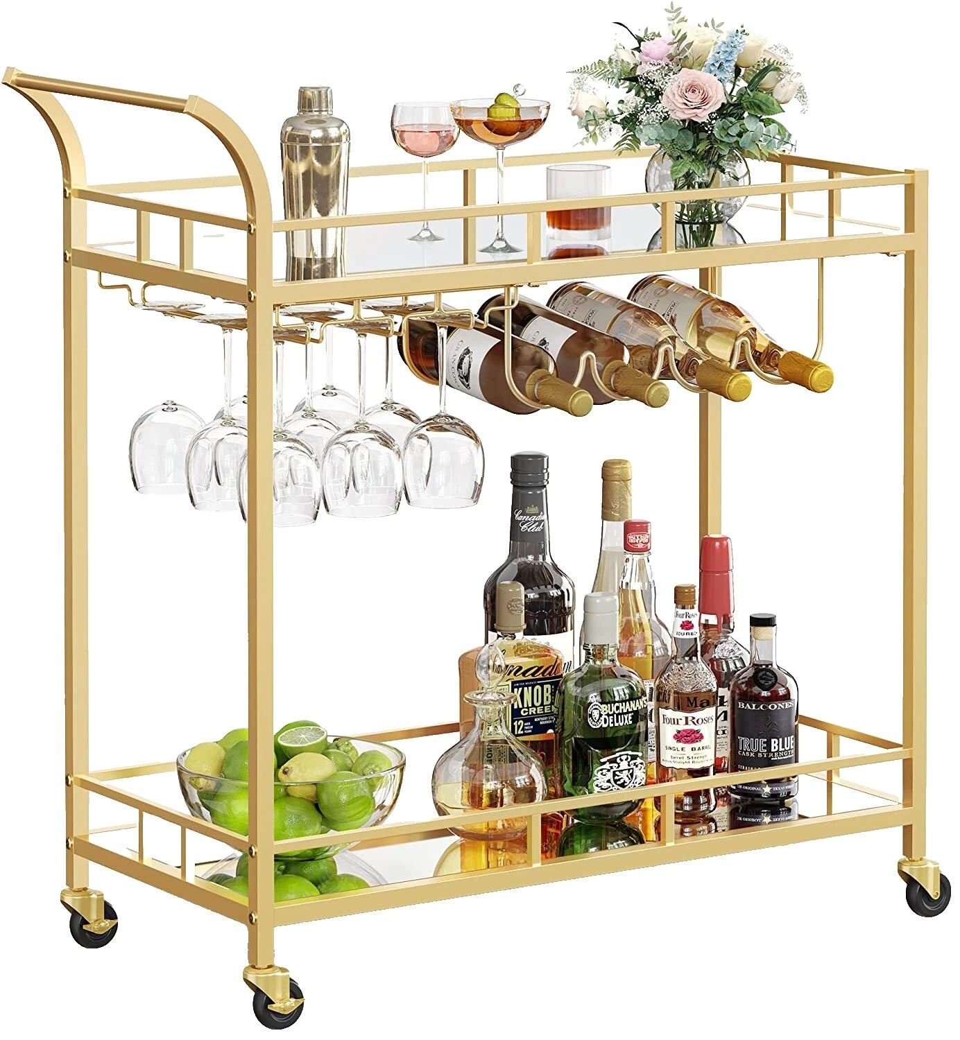 Modern Bar Carts & Serving Carts