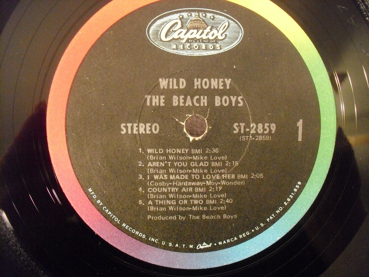 The Beach Boys, Wild Honey, Capitol Records ST 2859, 1967, Pop