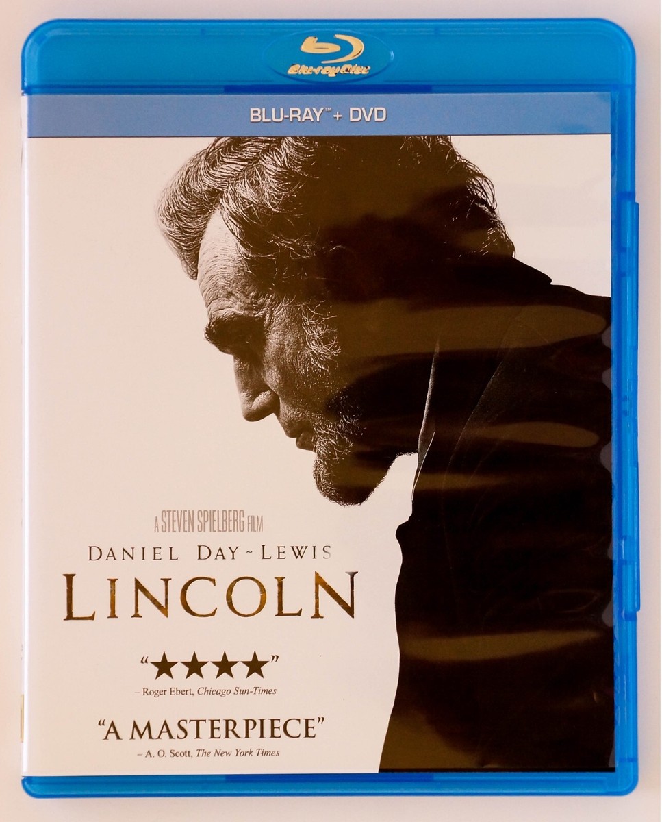 Lincoln (Blu-ray + DVD, 2012) Movie, Daniel Day-Lewis, Steven