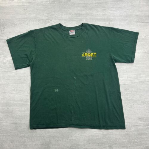 Vintage 1998 Janet Jackson Shirt Size XL The Velvet Rope World Tour Crew Rare