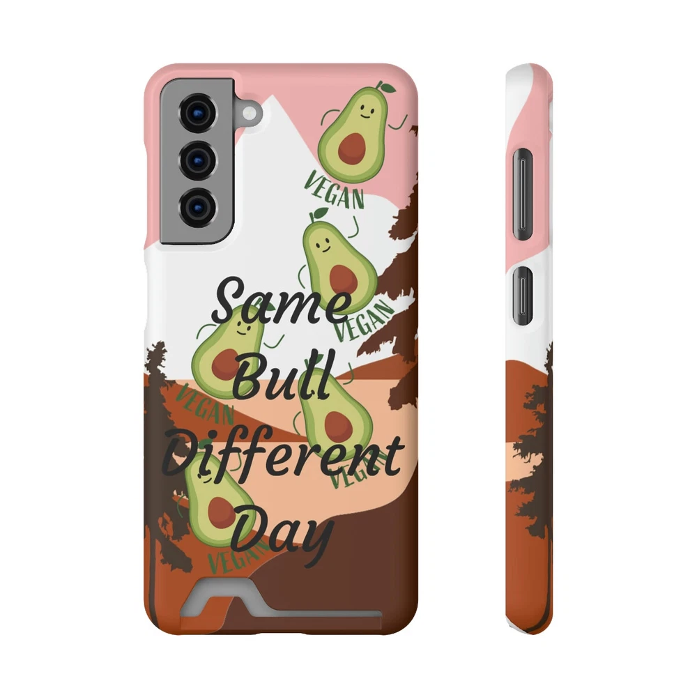 Slim Protective Phone Case with Built-in Card Holder  
