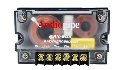 Audiopipe CRX-203 2-Way Car Audio Passive Crossover Processor 300 Watts Peak