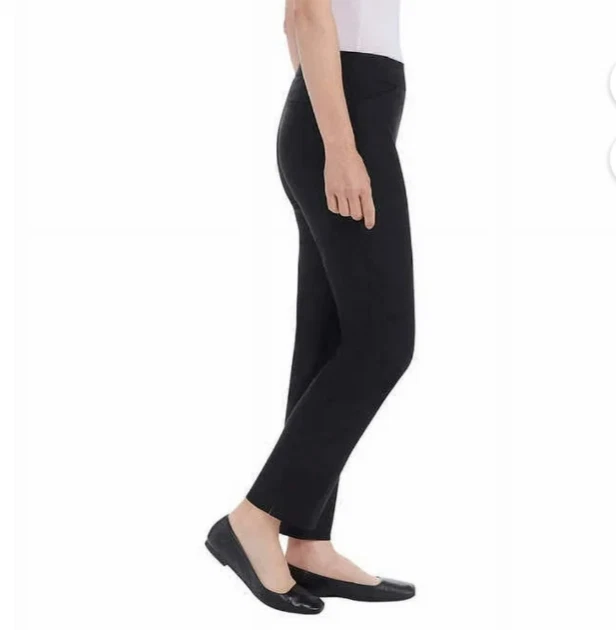 Pantalón ajustado Hilary Radley negro cintura alta control abdomen súper elástico Foto 4 de 4