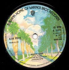 Alan Price - Jarrow Song 7" UK 1974