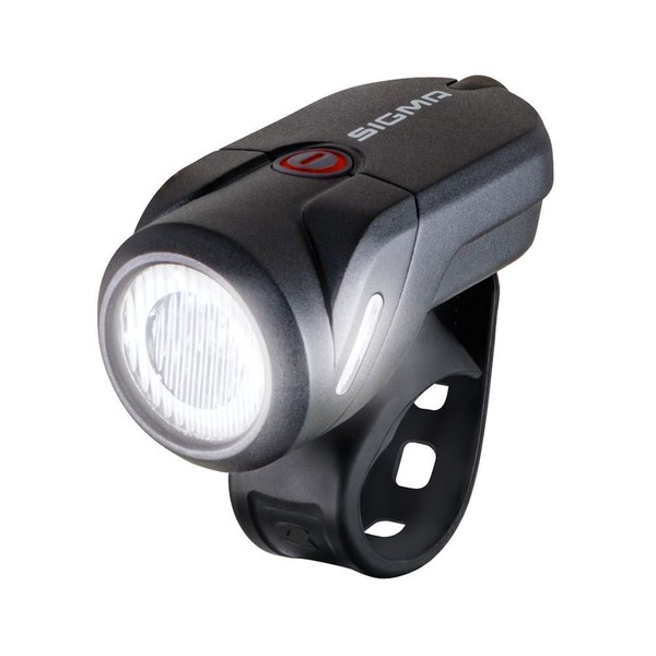 Sigma LED Akkufrontleuchte Aura 35 USB Schwarz Fahrrad Scheinwerfer Lampe Licht-image