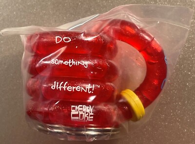 1981 Vintage Cherry Coke Coca Cola Fidget Keychain By Tangle Unopened Over 40 Yr