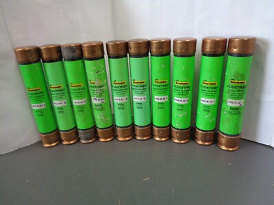 Nice Lot Bussmann FRS-R-50 Amp Fuses Class RK5 600 Volts Energy Efficient
