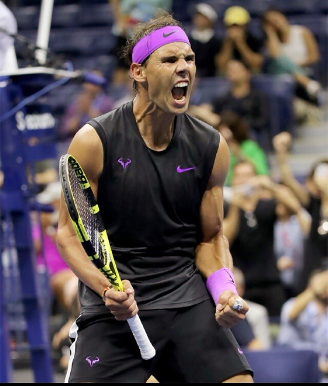 Rafael Nadal Nike 2019 US Open Shirt size:M | eBay
