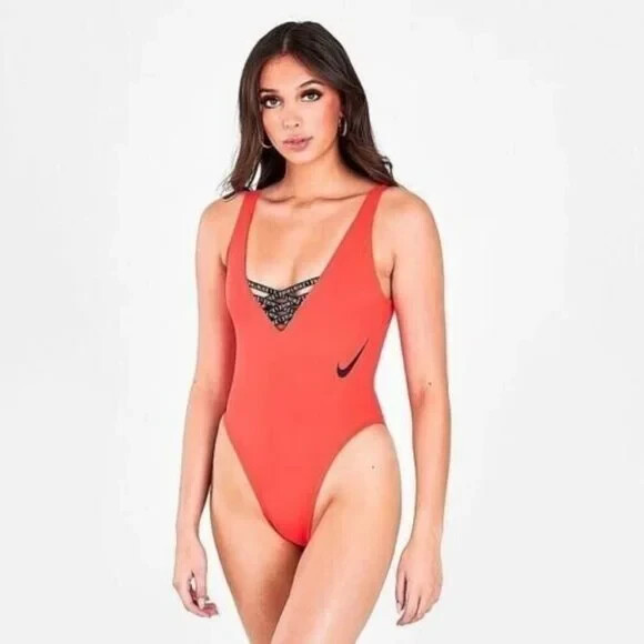 Nike Sneakerkini One Piece Swimsuit U-Back Bikini Womens