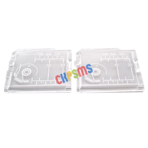 2PCS #830302002 SLIDE PLATE BOBBIN COVER TO FIT JANOME AND ELNA SEWING MACHINES - Picture 1 of 3