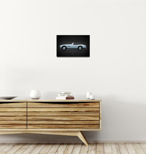 Toile Art - BMW 507 Minimal Moderne Voiture de Sport Classique, 3 Tailles - Photo 3 sur 20