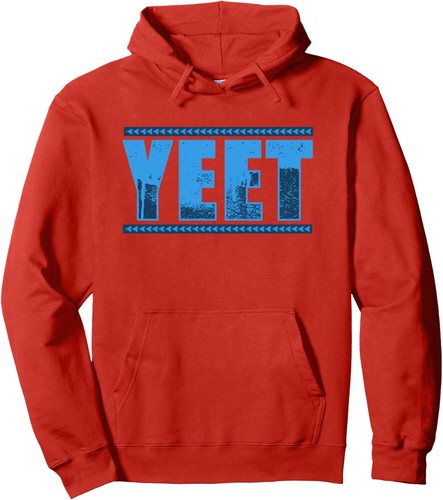 Vintage Yeet Tees - Yeet Quotes Design Blau Pullover Hoodie - Bild 6 von 10