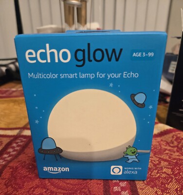 Amazon Echo Glow - Multicolor Smart Lamp For Your Echo - New In Unopened Box