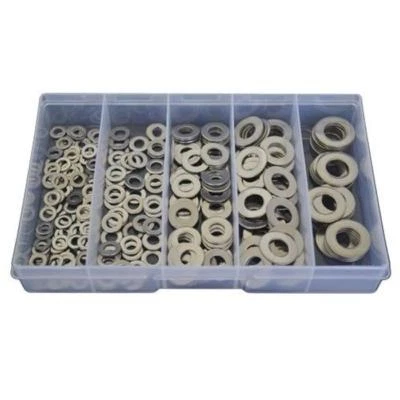 Metric Washer Assortment Kit M5 M6 M8 M10 M12 Marine Stainless G316 #123 - image 1 of 2