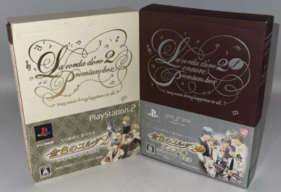 PSP & PS2 Sony Playstation Kin'iro no Corda 2 And 2 F Premium Box Japanese