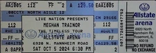 Meghan Trainor Allstate Arena Concert Unused Ticket Stub Timeless Tour 10/5/2024