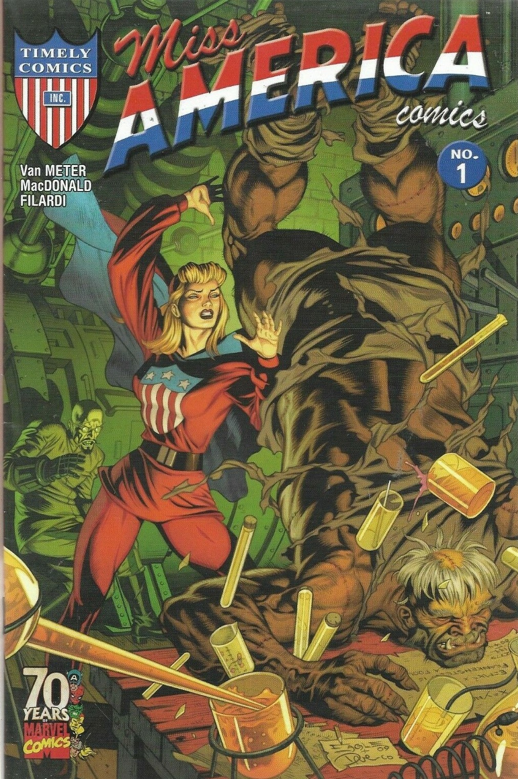 TIMELY COMICS - MISS AMERICA COMICS #1 70TH ANNIVERSARY - Back Issue (S)