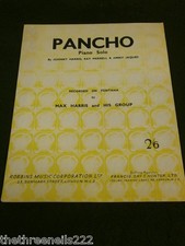 ORIGINAL SHEET MUSIC - PANCHO Piano Solo