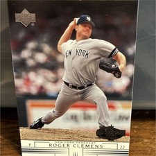 Upper Deck 2002 Roger Clemens #235 New York Yankees MLB Baseball Card Base