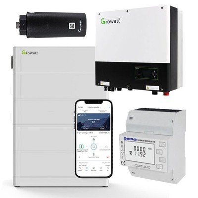Growatt SPH7000TL3-BH-UP 0% MwSt §12 III UstG 7kW + 10.2kWh Solarspeicher-Set
