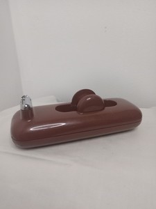 Vintage Eldon Office Products Desktop Weighted Tape Dispenser Brown 1981