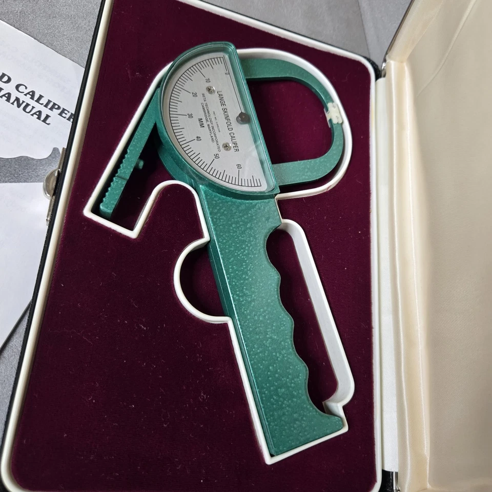 Pinza de pliegue cutáneo LANGE de colección mide la masa corporal, BETA Technology Inc. NUEVA Foto 4 de 4