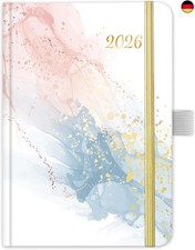 Taschenkalender 2026 - A6 Kalender 2026 von Jan. 2026 bis Dez. 2026,