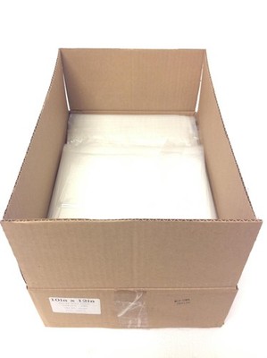 New 1000 10''x12'' Clear Poly 3-Mil Plastic Bags Lay Flat Open Top FDA Free Ship