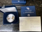 2021-W Proof American Silver Eagle Type 1 Dollar $1 Box COA US Mint Bullion