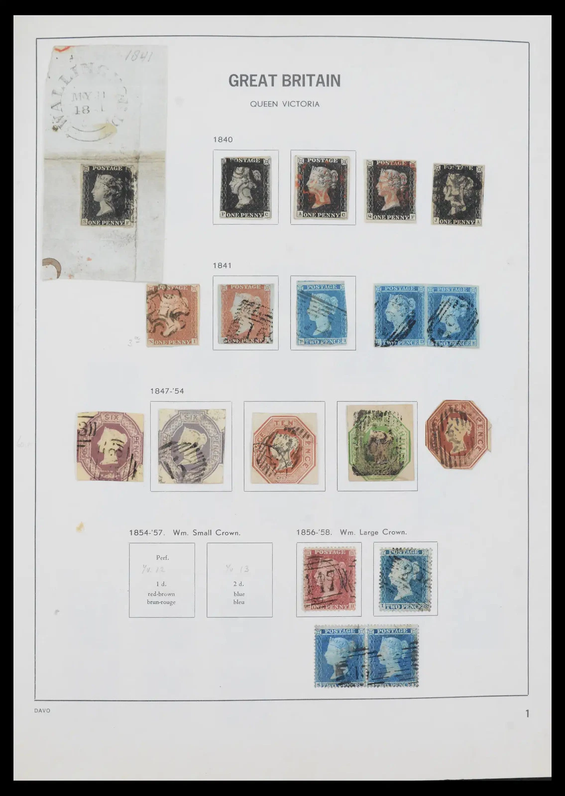 Great Britain stamp collection