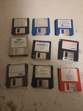 Lot of 34 Factory Surplus Floppy disk Allen-Bradley PLC Omron Yaskawa Morbidelli