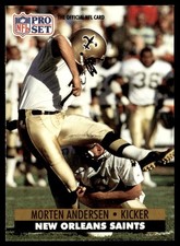 1991 Pro Set Morten Andersen #586