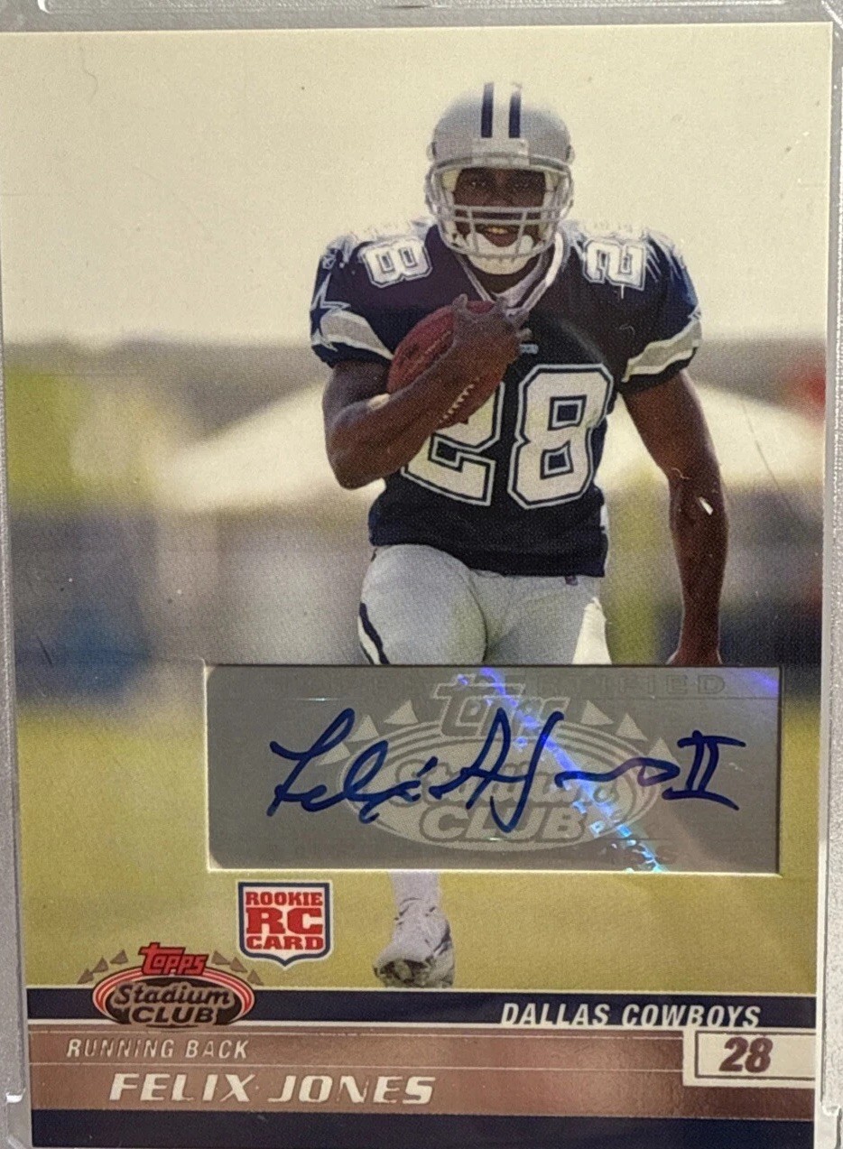 Felix Jones Stadium Club #114 Autograph