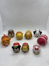 Disney Tsum Tsum Vinyl Figures Lot Of 9 Used LOOK Winnie The Pooh Cheshire Cat