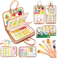 Valigetta Montessori Interattiva Bambini 2 3 4 5 6 Anni Libro Montessori Busy Bo