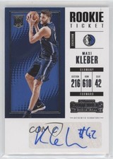 2017-18 Panini Contenders Retail Rookie Ticket Signatures Maxi Kleber Auto 0g4