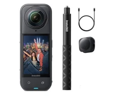 Insta360 X5 Get-Set Bundle-Waterproof 8K 360° Camera,Leading Low Light,Invisible