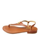 Lauren Ralph Lauren Leather Sandals US6 Brown Fashion Japan