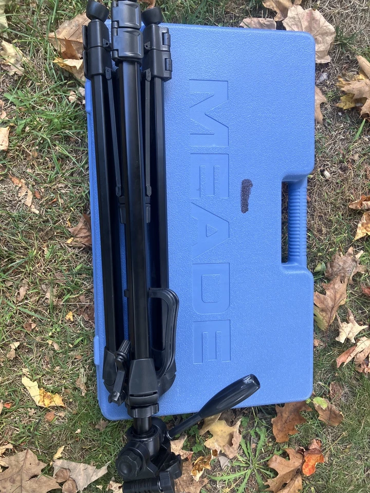 Meade Refracting Telescope TeleStar 40AZ-T + 900X Microscope wCase & Accessories - Image 3 of 4